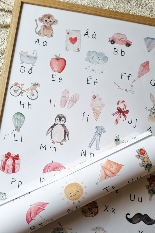 Íslenska stafrófið - mynda