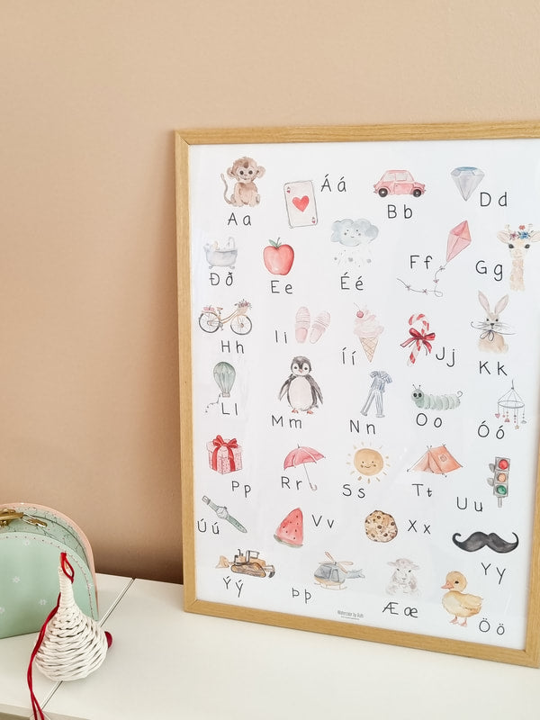 Íslenska stafrófið - mynda