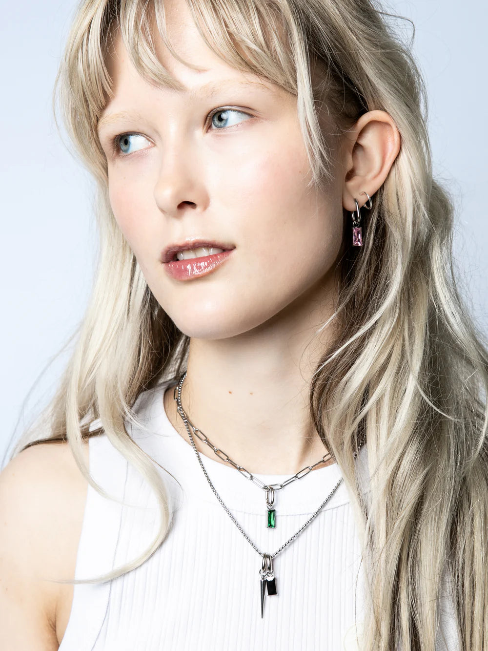 Charm Clip Chain Necklace