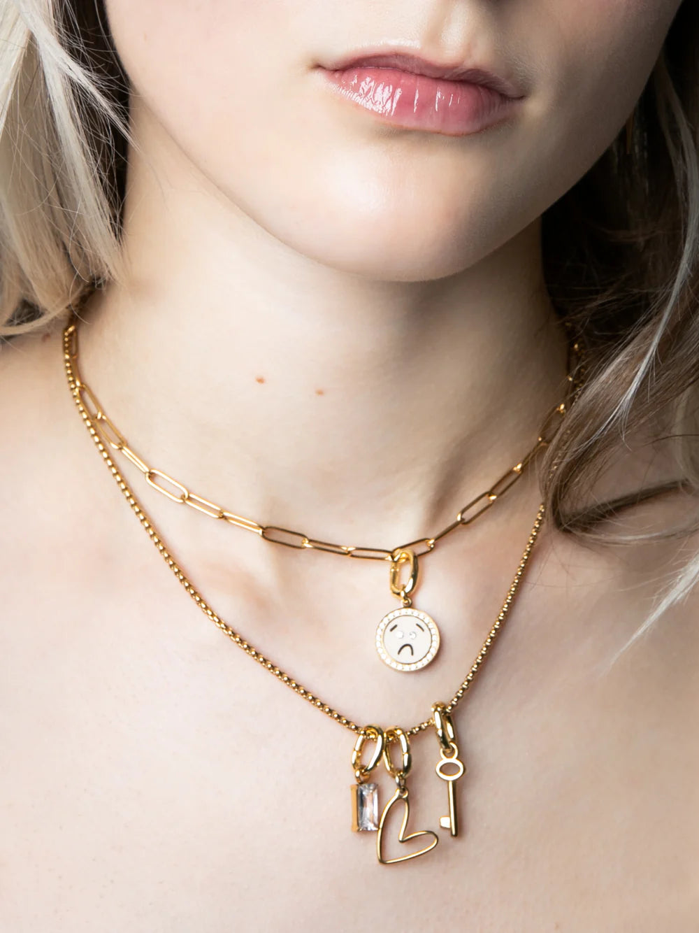 Charm Clip Chain Necklace