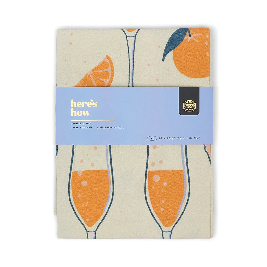 The Emmy tea towel - celebration