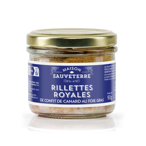 Royal rillettes of duck confit with foie gras