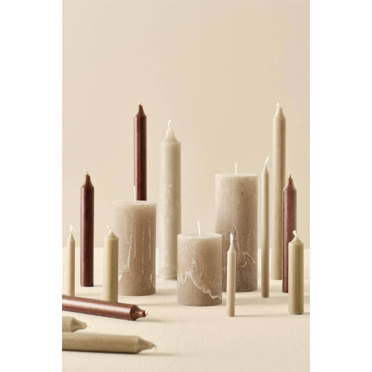 Kubbakerti – Rustic Linen, 14cm
