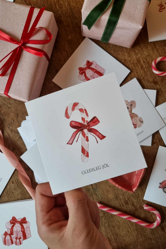 Jólakort 5.stk