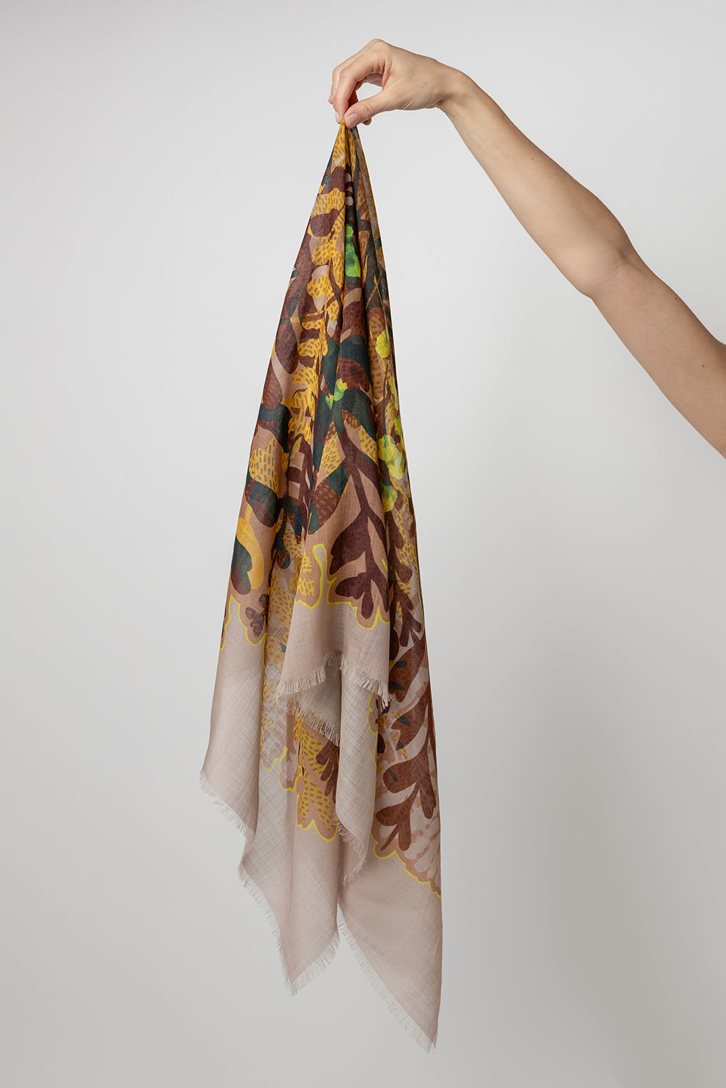 URÐUR WOOL SCARF BLEIK