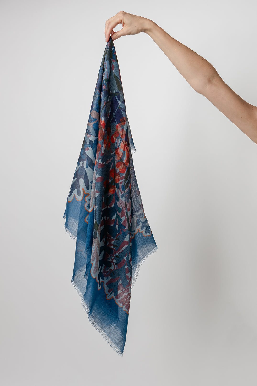 URÐUR WOOL SCARF BLÁ