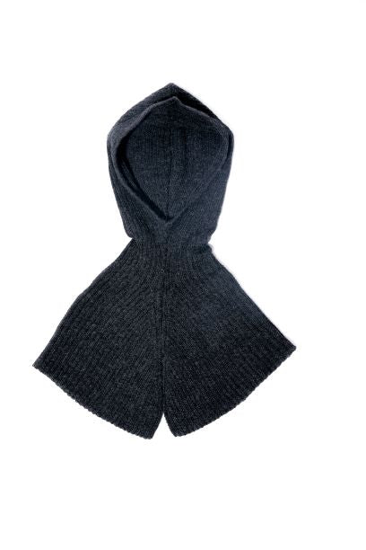 Alpaca Rib Hood - Onyx
