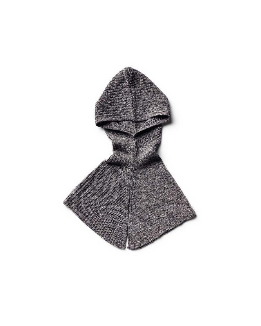 Alpaca Rib Hood - Sand