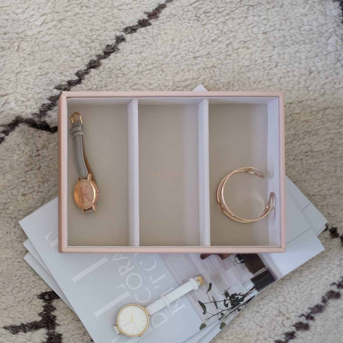 Classic Blush - bakki með 3 hólfum