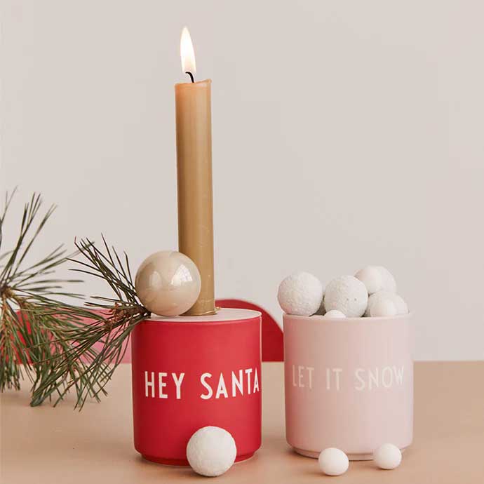 Bolli LET IT SNOW pastel beige