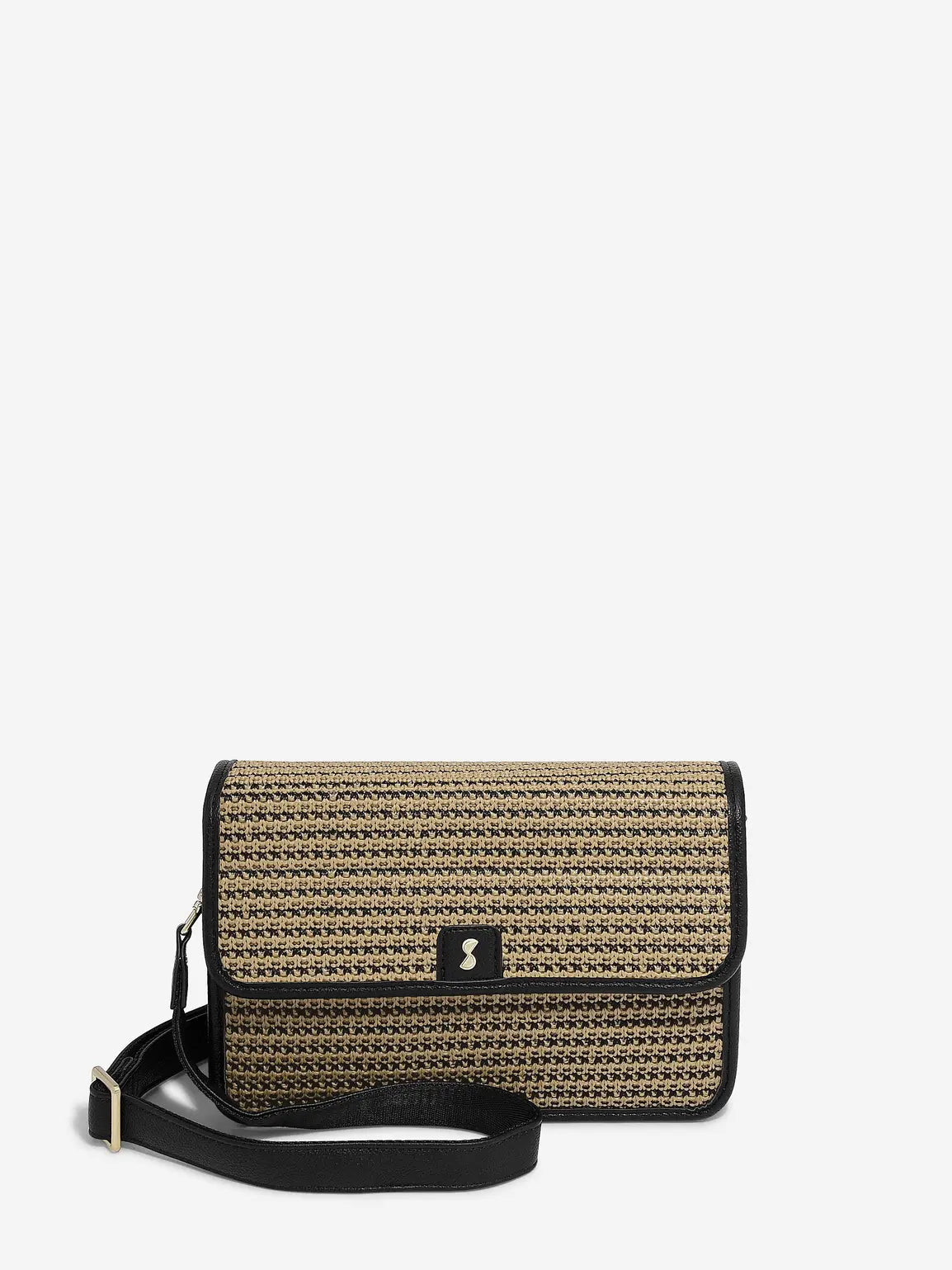 Stackers - Raffia Crossbody Bag
