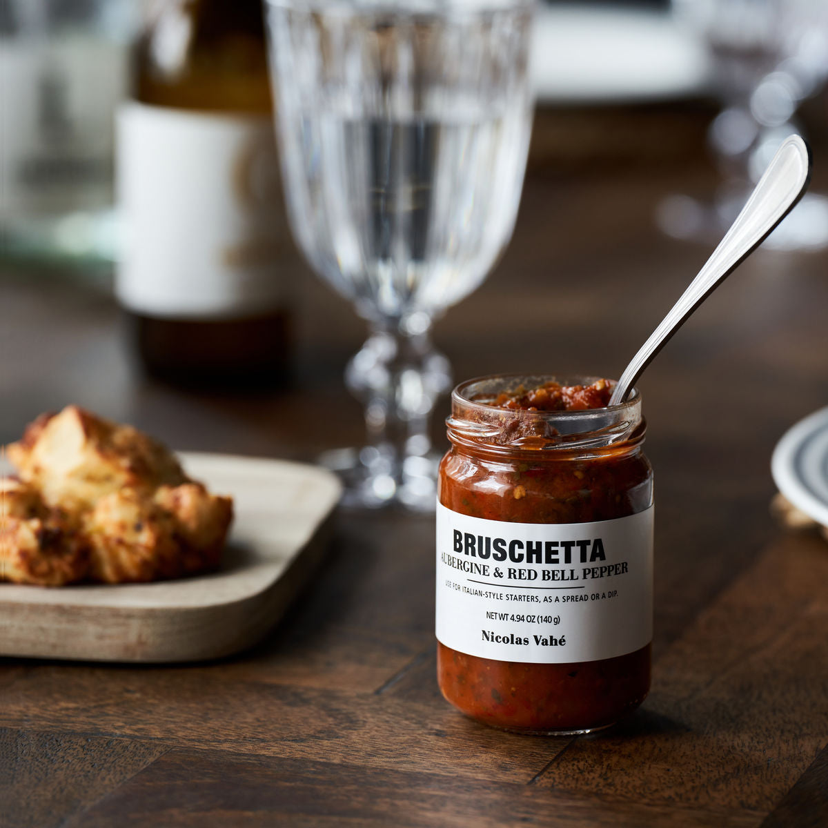 Bruschetta – Eggaldin & Rauð Paprika