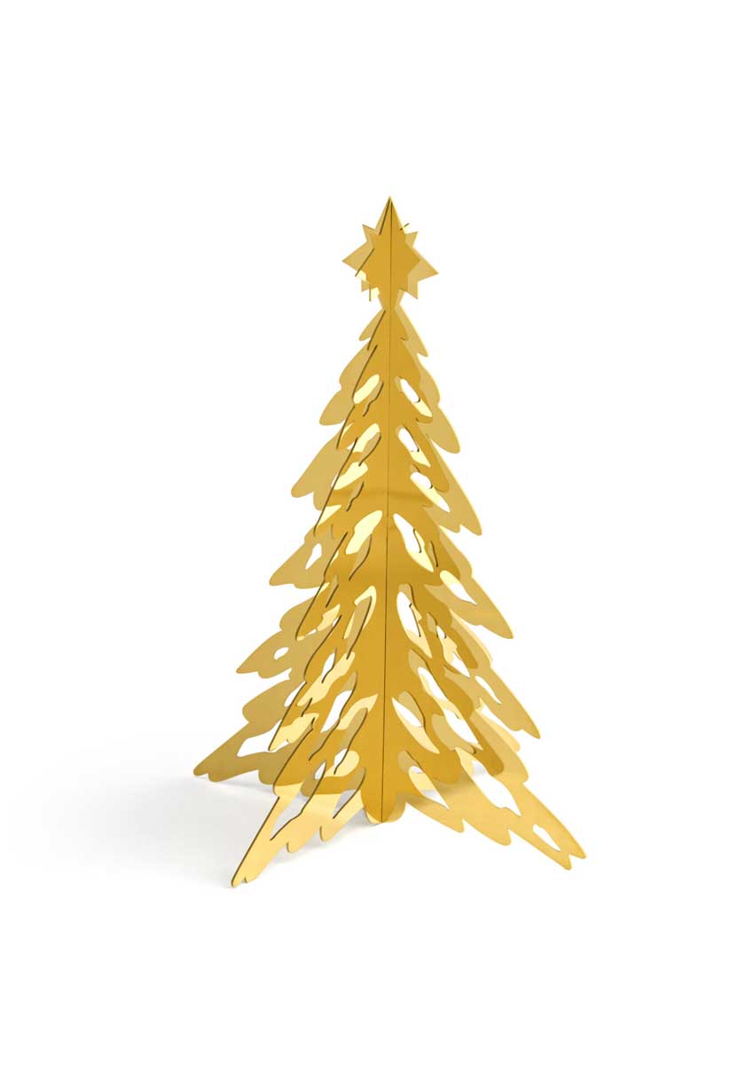 JÓLATRÉ PINETREE BRASS 15 CM