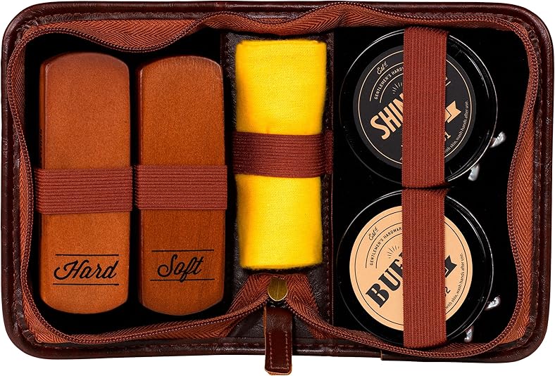 Navy Shoe Shine Kit
