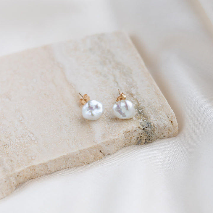 Orchid Pearl Studs