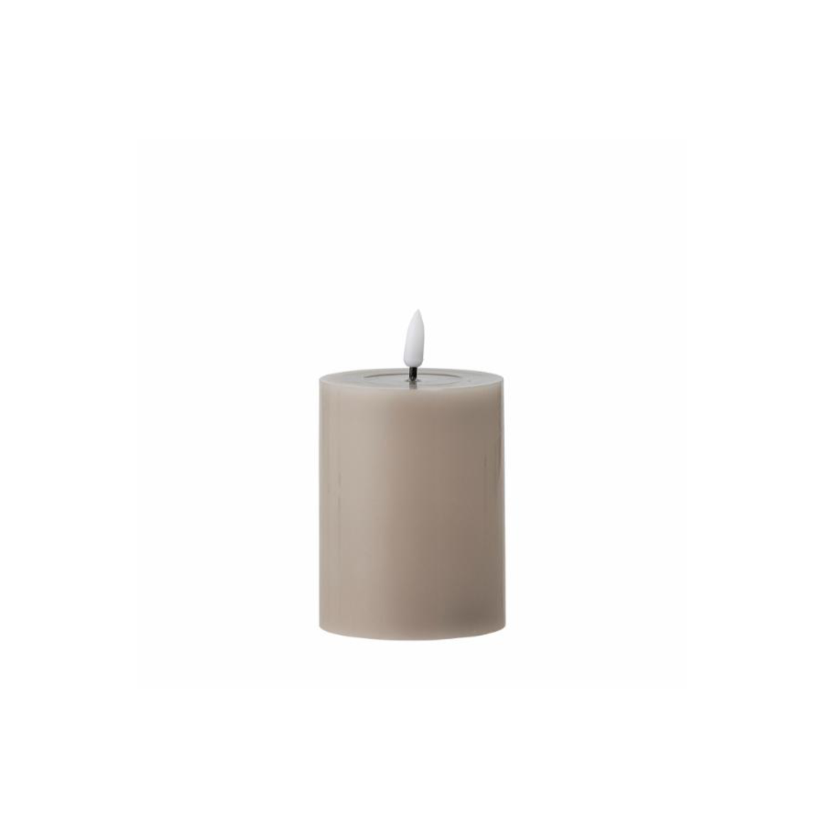 PONZA – LED kubbakerti, beige 7,5x10cm