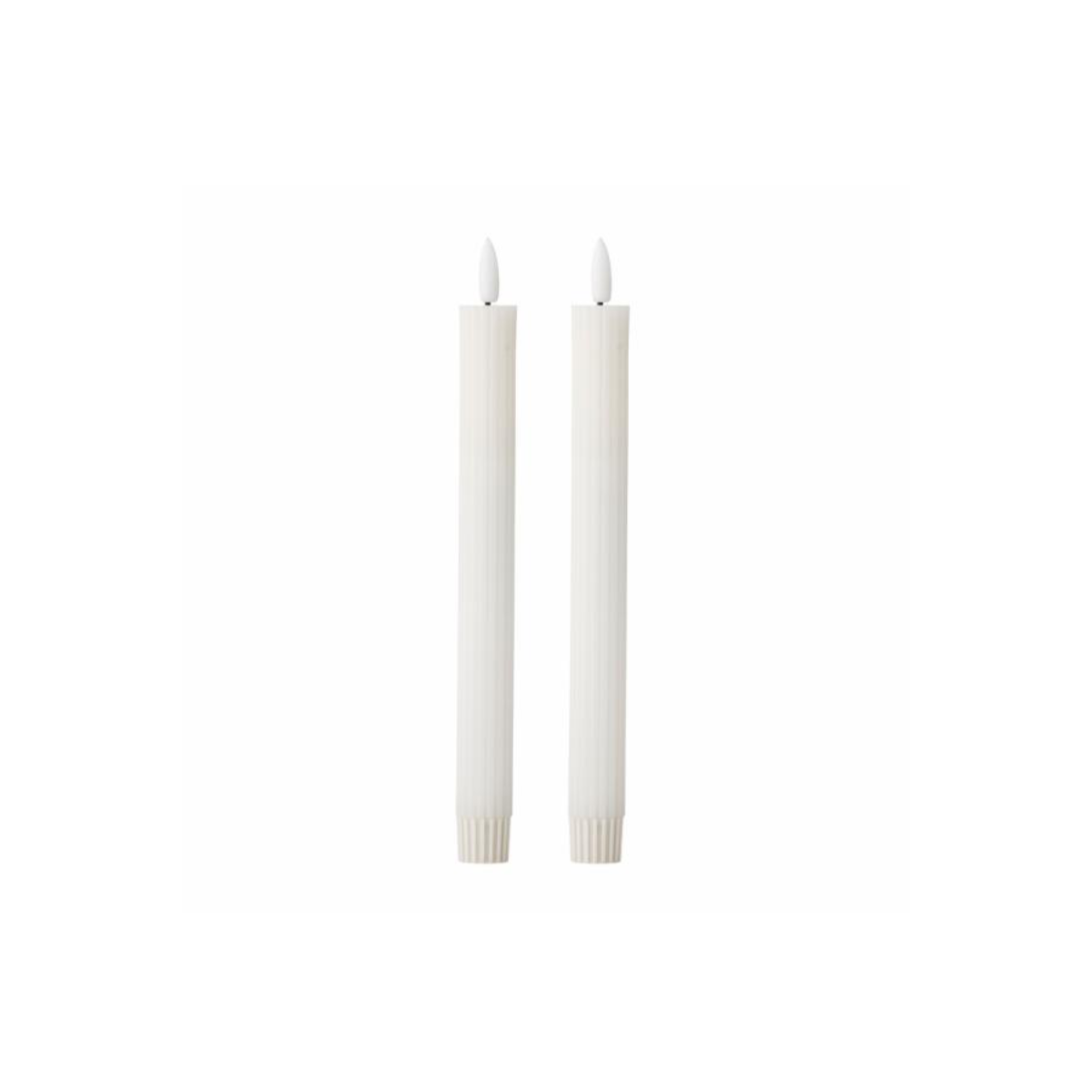 PONZA – LED stjakakerti, beige 2stk