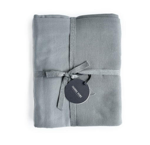 Stígur borðdúkur 150×250 cm, grár