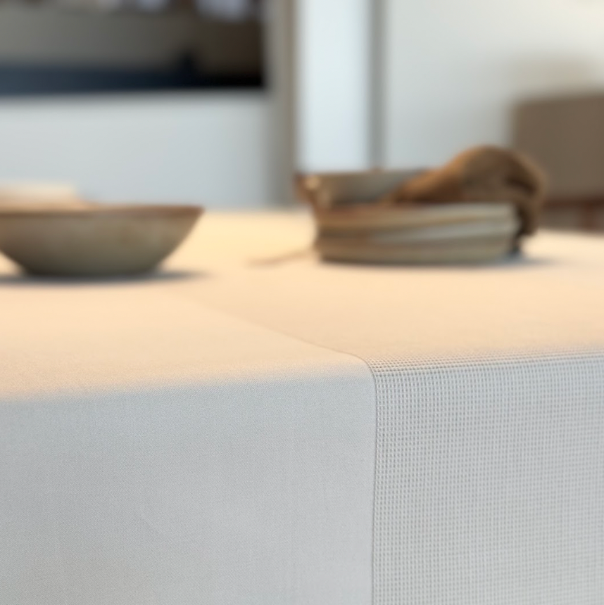 Stígur borðdúkur 150×250 cm, natur