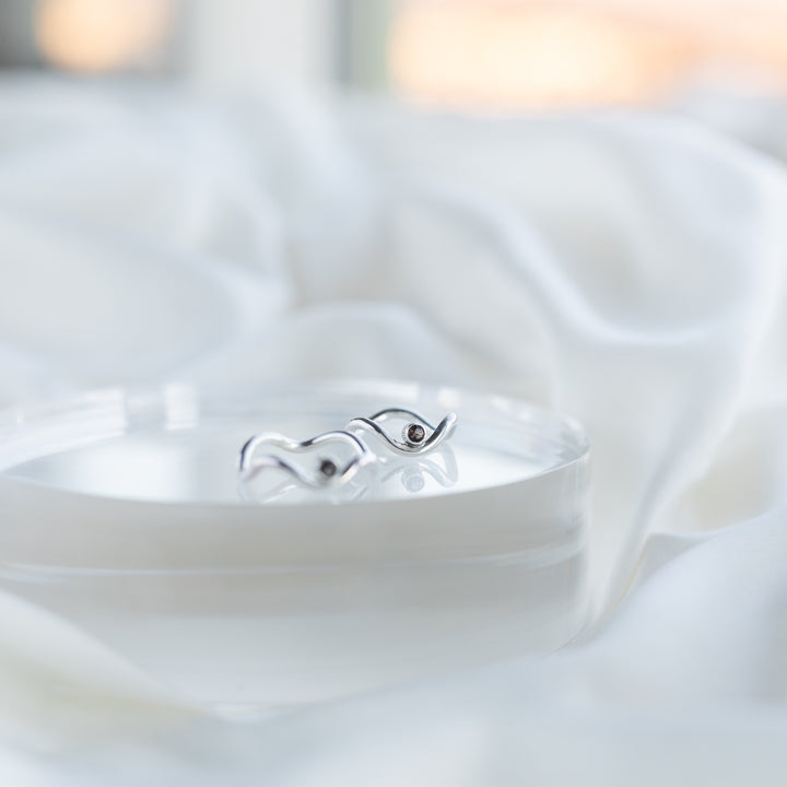 Smoky Wave Ring