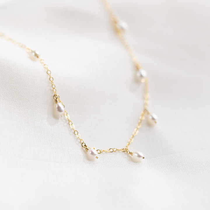 Teardrop Pearl Necklace