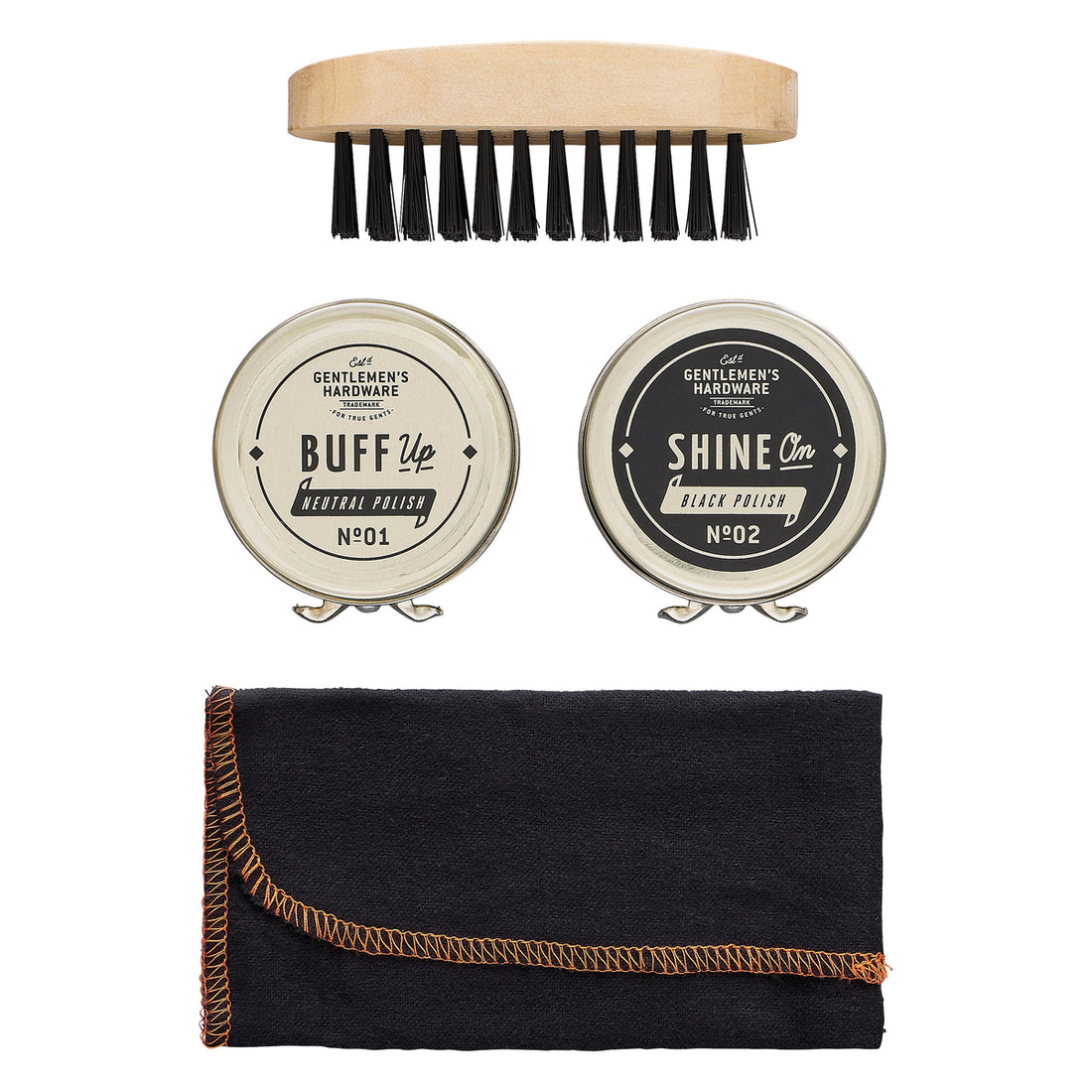 Travel Shoe Shine Tin