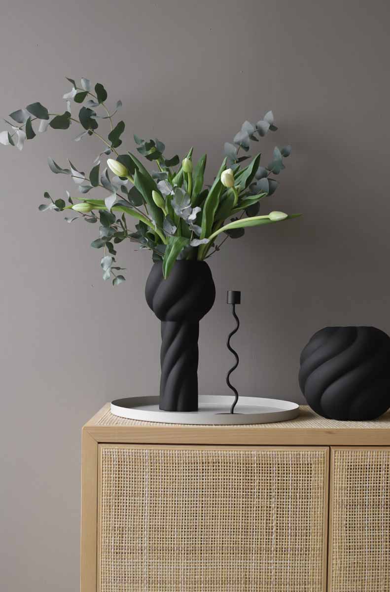 Vasi TWIST PILLAR H34 Black