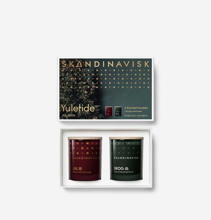 GJAFASETT YULETIDE 2 STK ILMKERTI 65 GR