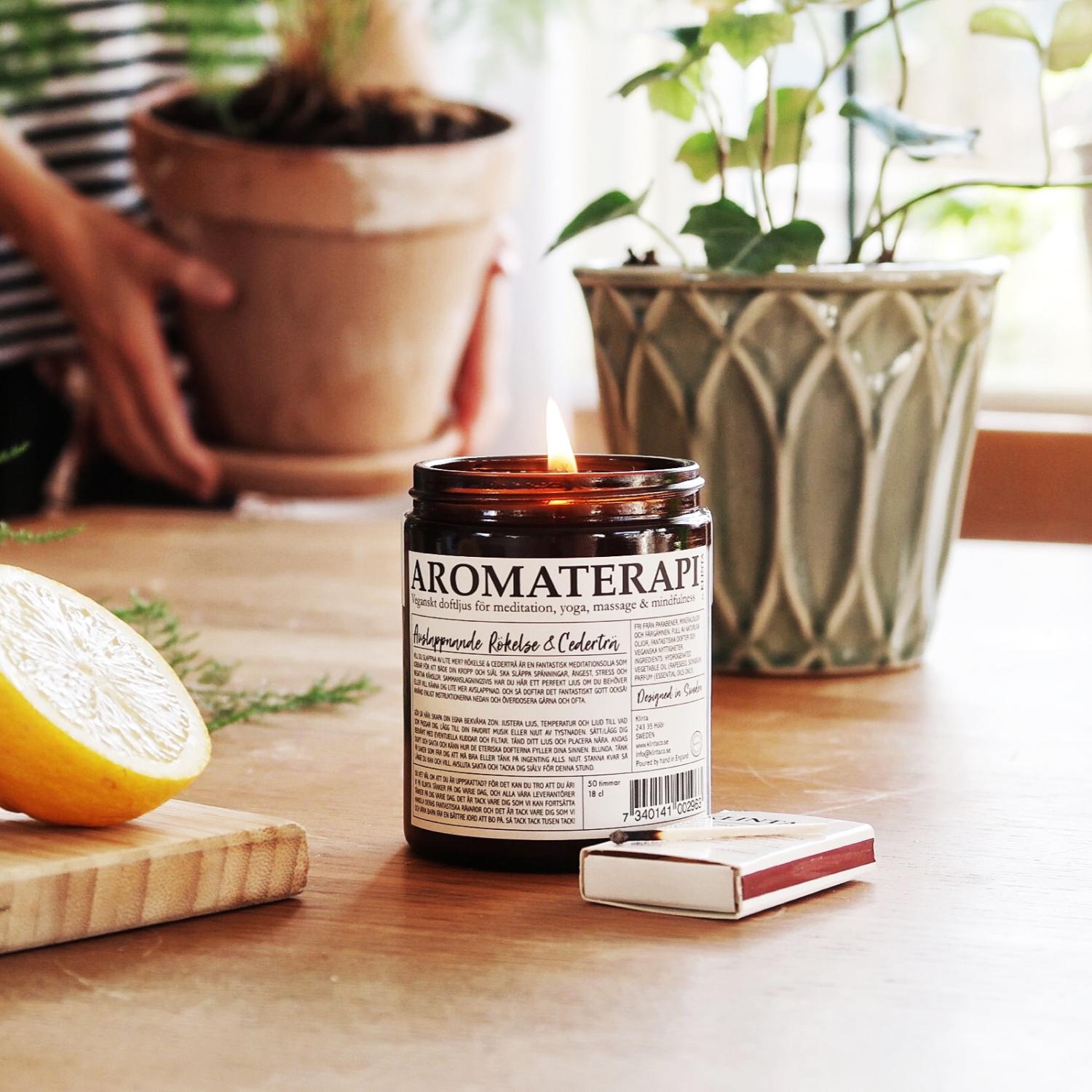 Aromatherapi ilmkerti – reykelsi/viðar