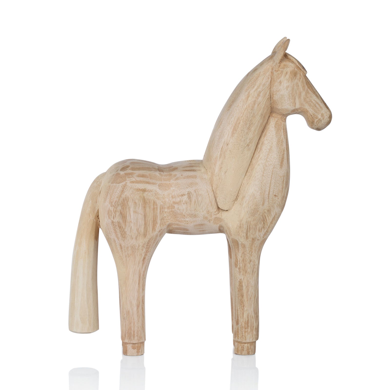 Hestur stór ómálaður 28 cm