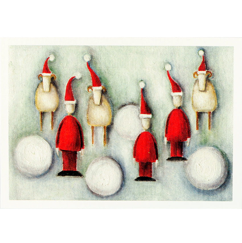 Jólakort - Hvít jól