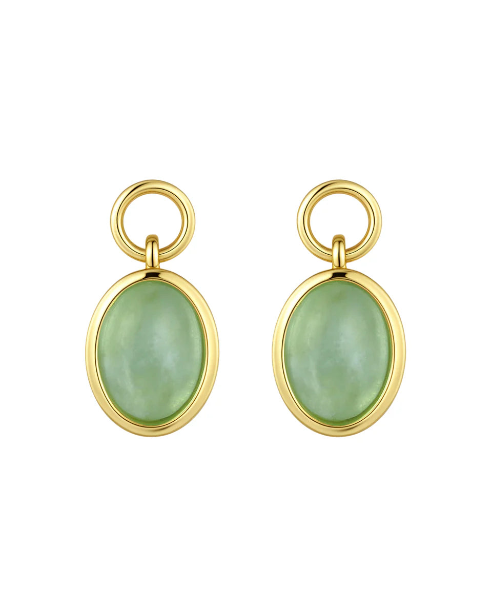 Oval Pendant - Aquamarine
