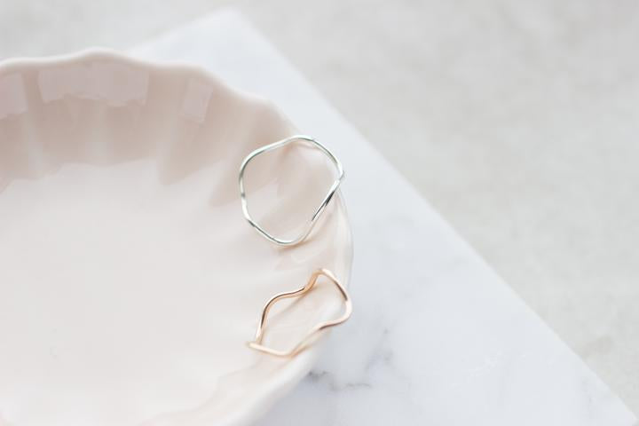 Wave ring - Sterling Silver