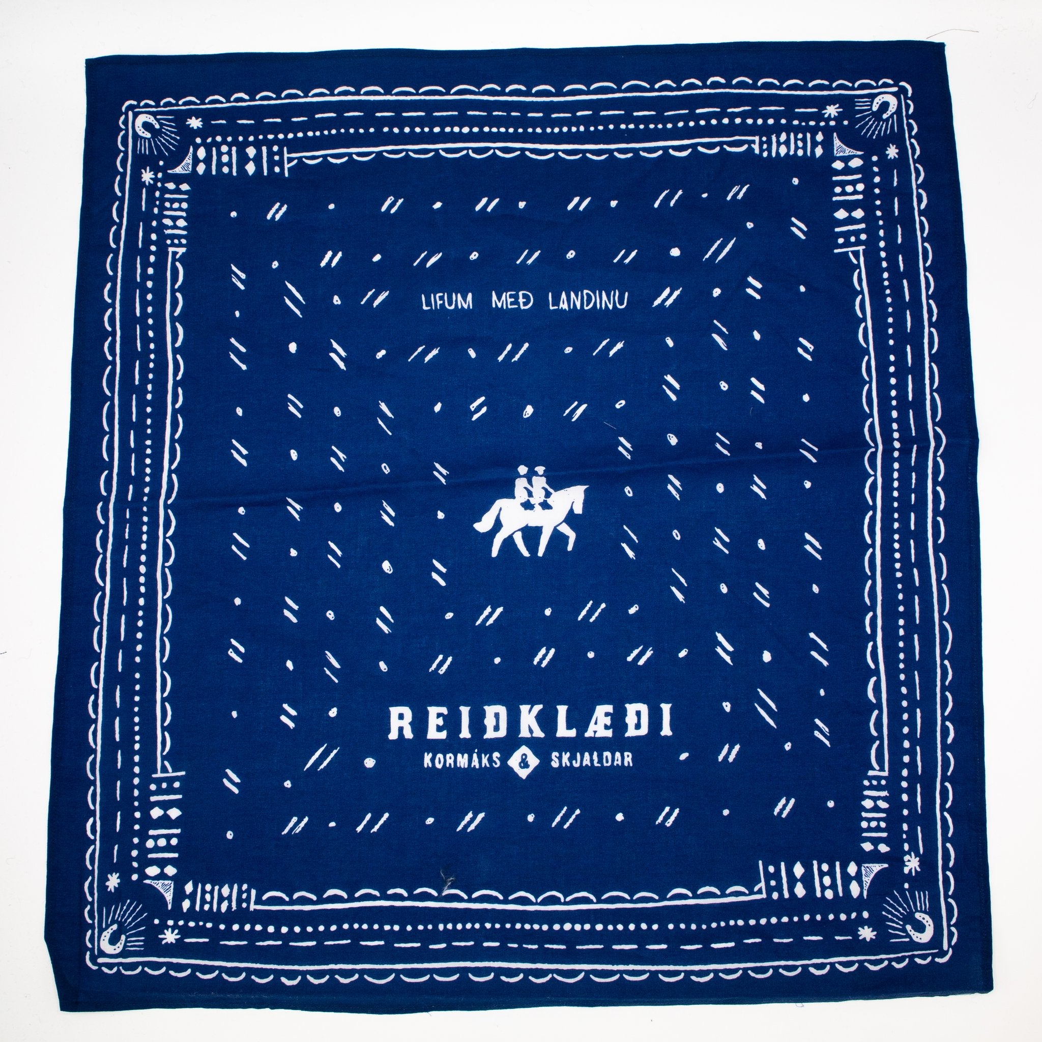 K&S - Bandana hálsklútur blár