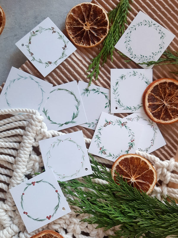 Jólamerkimiðar 10.stk saman í pakka