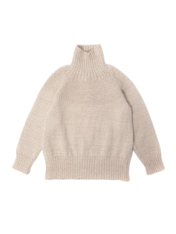 Duggarapeysa barna - Cream Twist