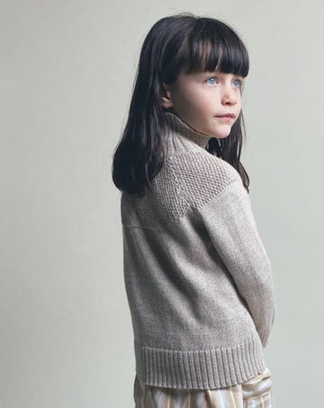 Duggarapeysa barna - Grey