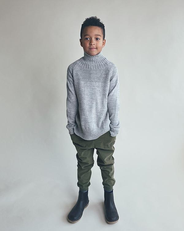 Duggarapeysa barna - Grey