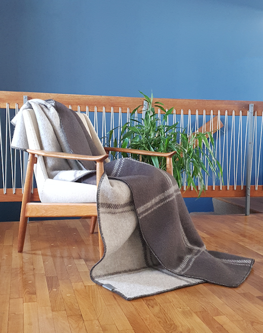 Cottage teppi - Grátt/beige