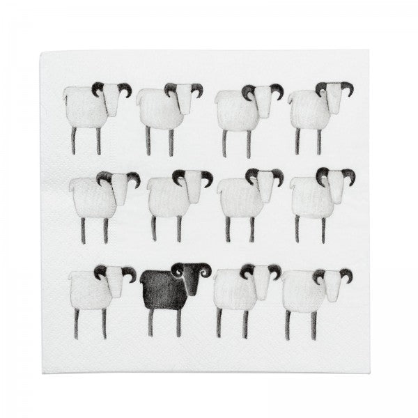 Svartur sauður - Servéttur