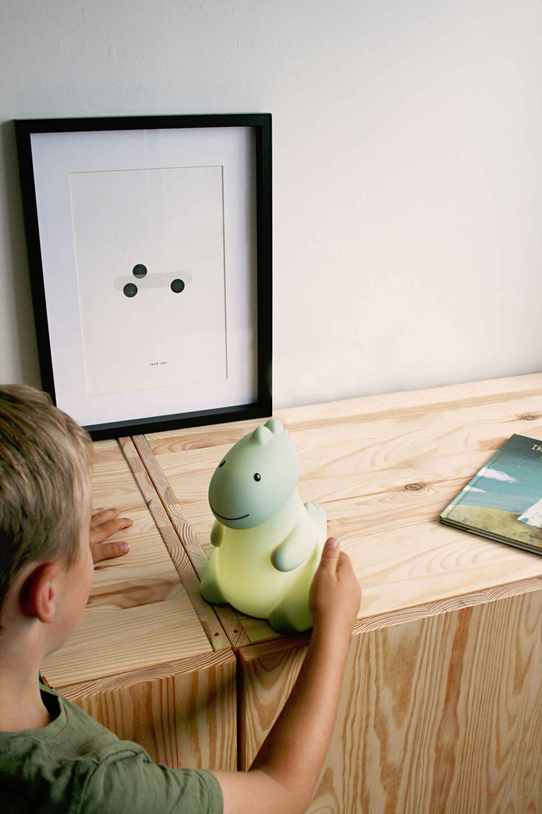 Jeroom Dino Night Light - SAGE