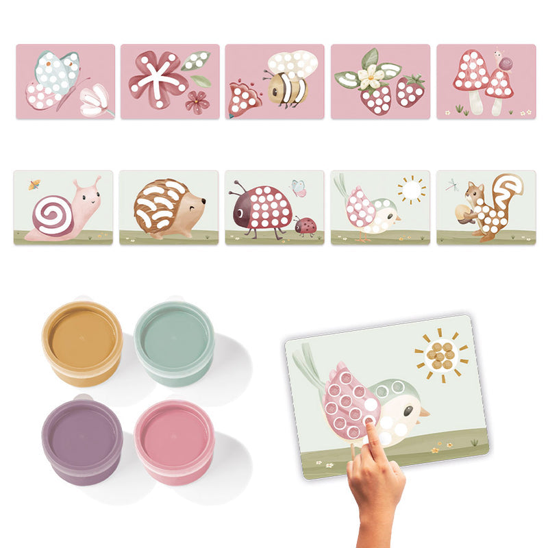 Fairy garden - putta málning