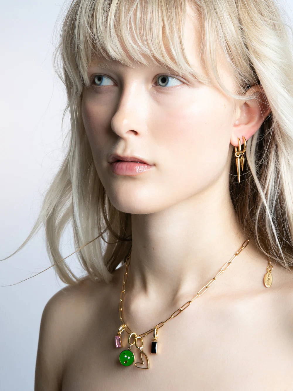 Charm Clip Chain Necklace