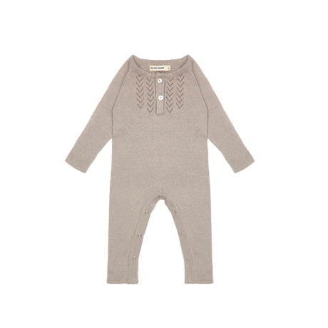 Lace Front Overall - Baby sand