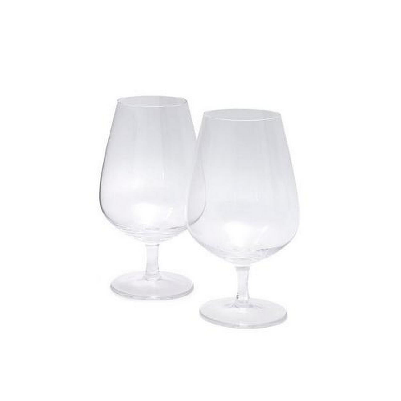 2 Tulip Beer Glasses