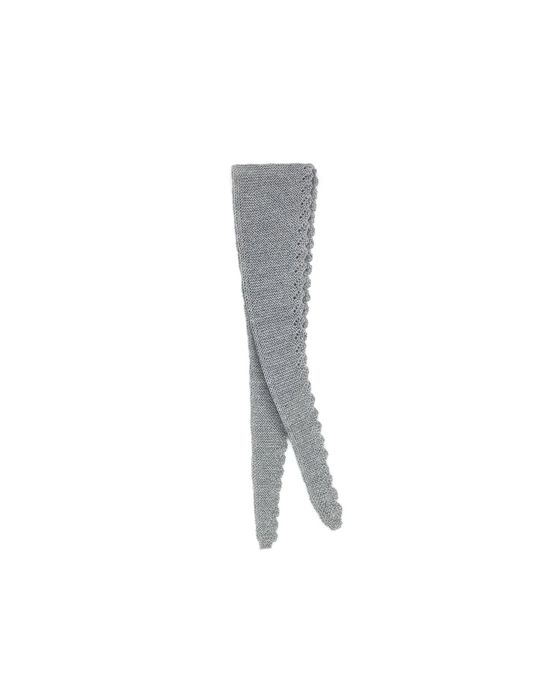 Alpaca Lace Scarf - Grey