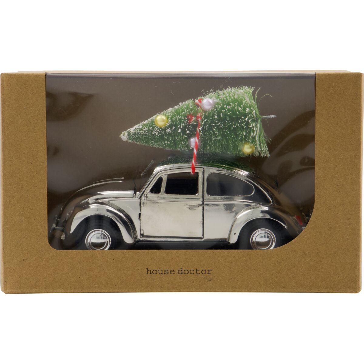 Xmas bíll silfu (2 stærðir)