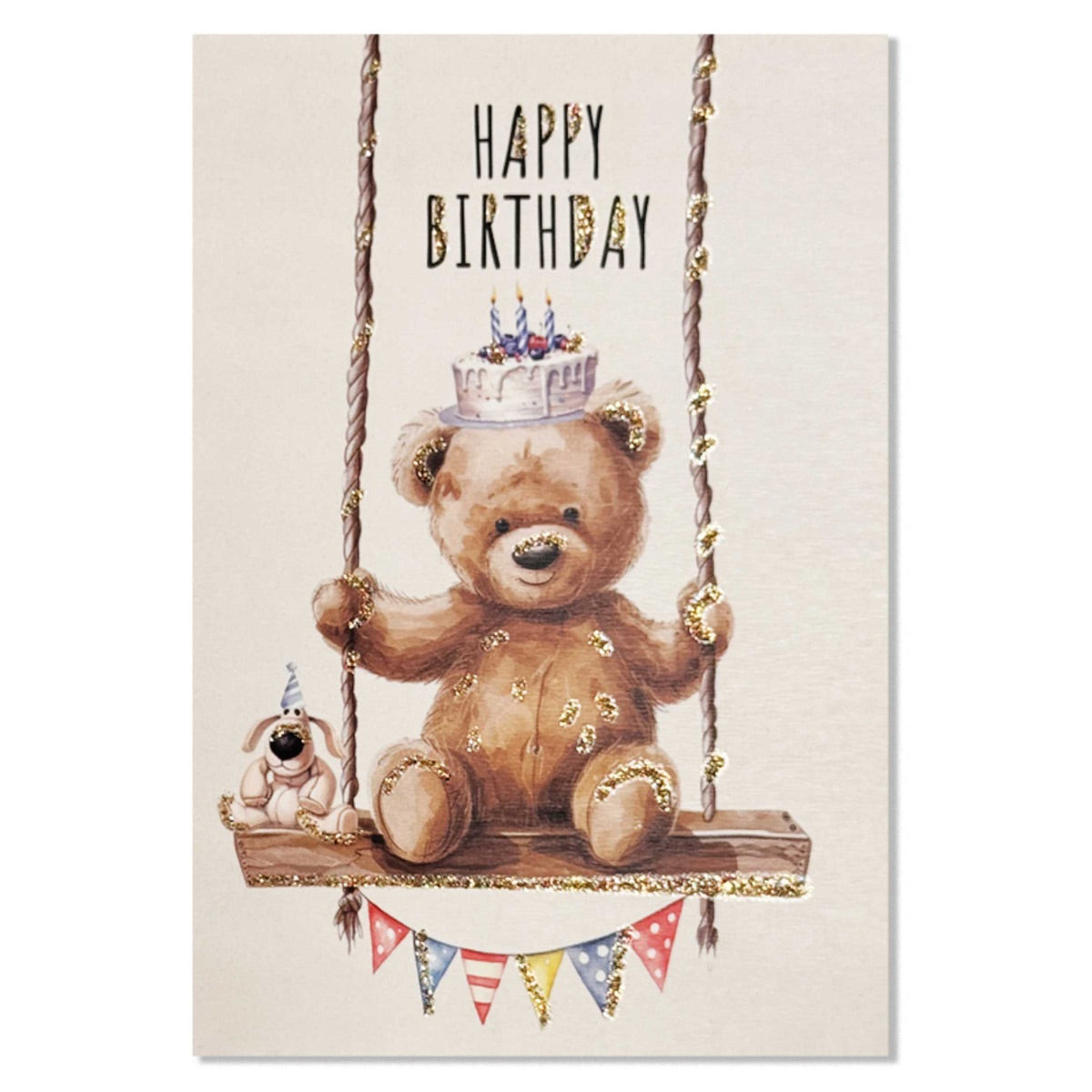 Kort - Happy birthday – bear