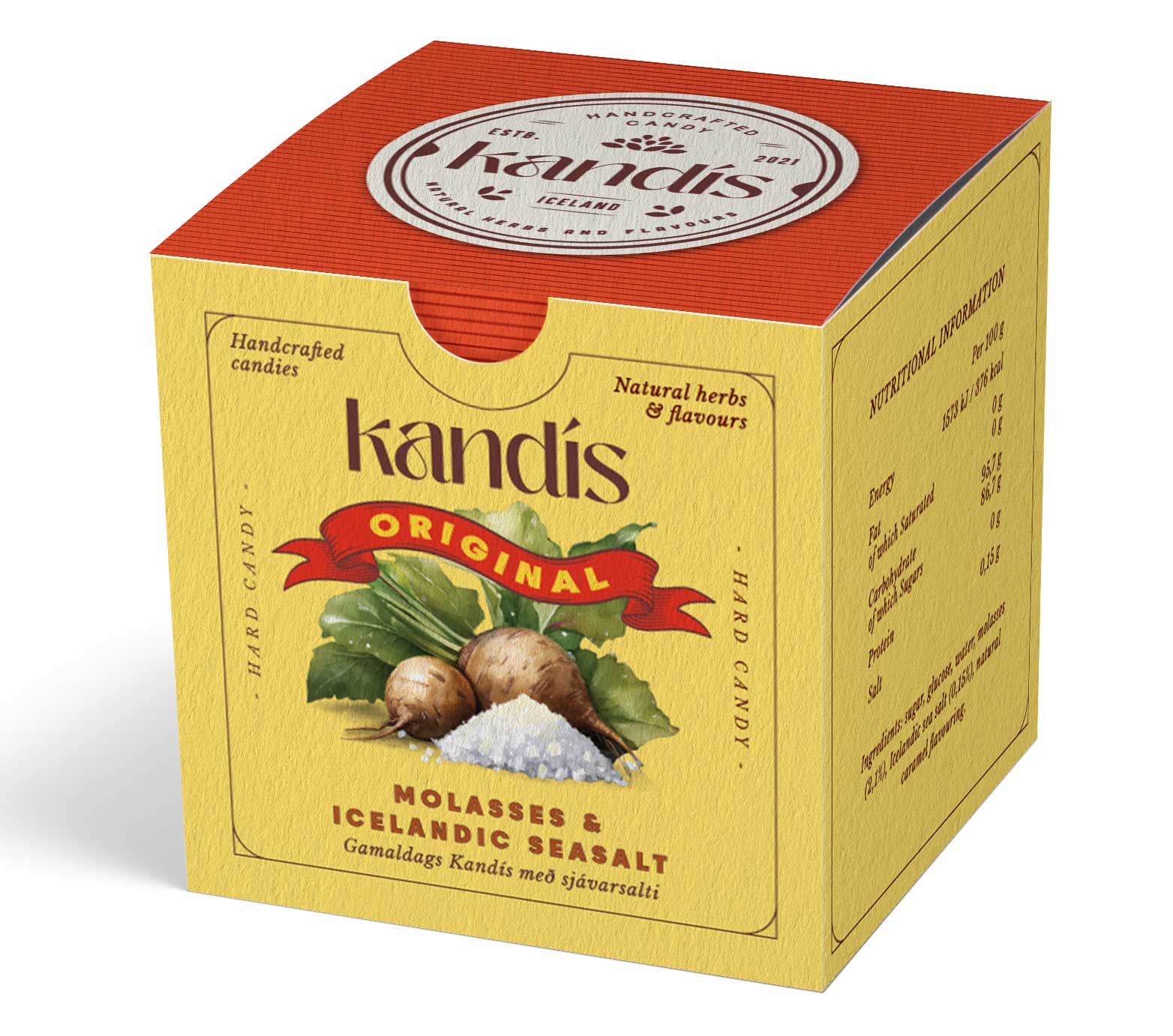 KANDÍS GAMALDAGS MEÐ SJÁVARSALTI