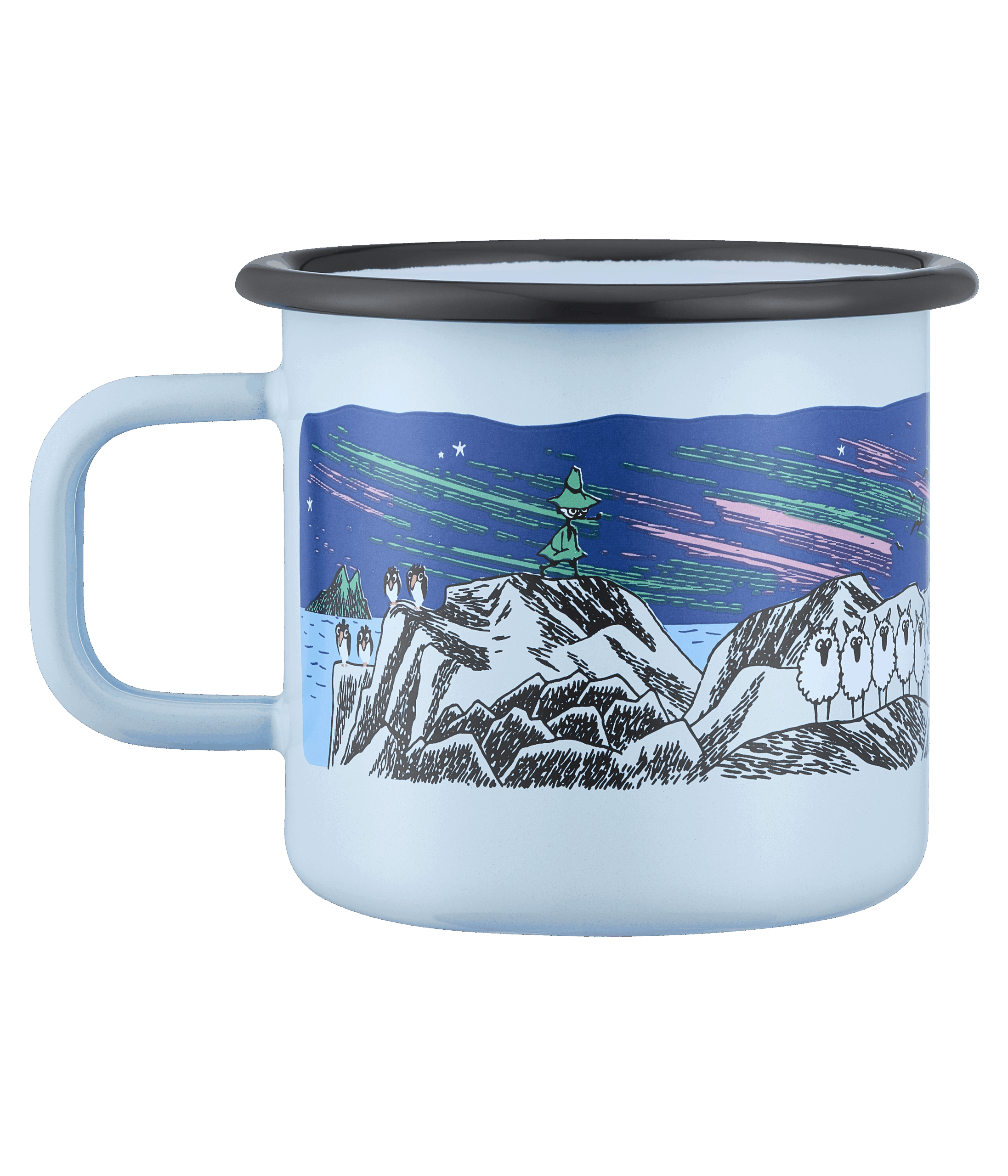 Moomin in Iceland - Adventure, Enamel Mug 3,7dl